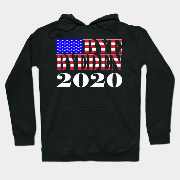 Bye Byeden Biden Trump Support 2020 Hoodie by Little Treasures